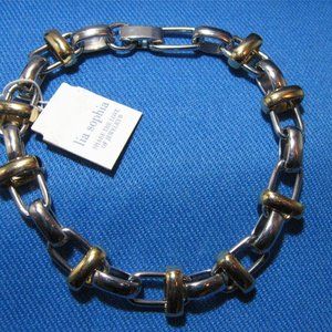 NIB LS Alter Ego 2 tone Bracelet